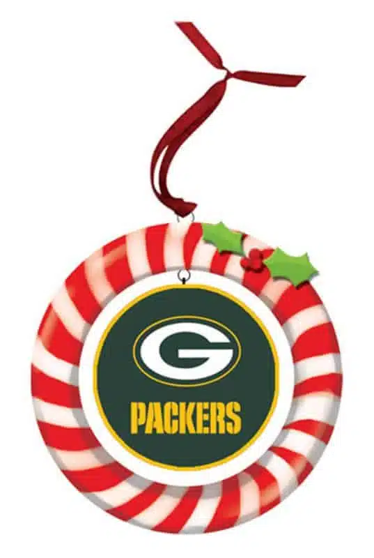 Green Bay Packers Clay Dough Wreath Ornament