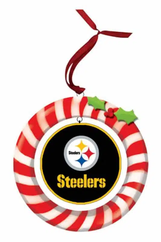 Pittsburgh Steelers Clay Dough Wreath Ornament