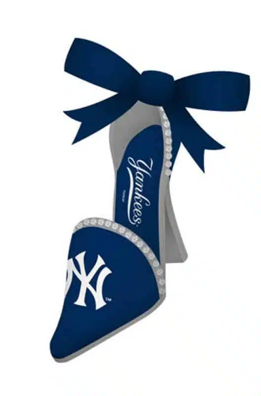 New York Yankees High Heeled Shoe Ornament