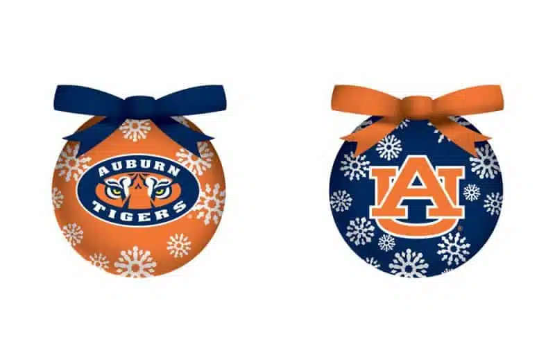 Auburn Tigers LED Box Set Ornaments