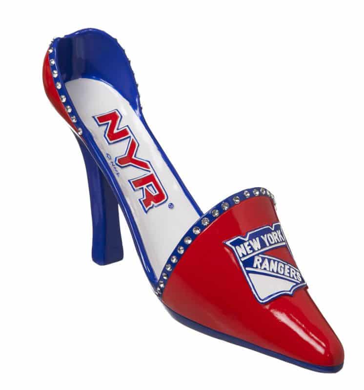 New York Rangers Decorative Wine Bottle Holder - Shoe