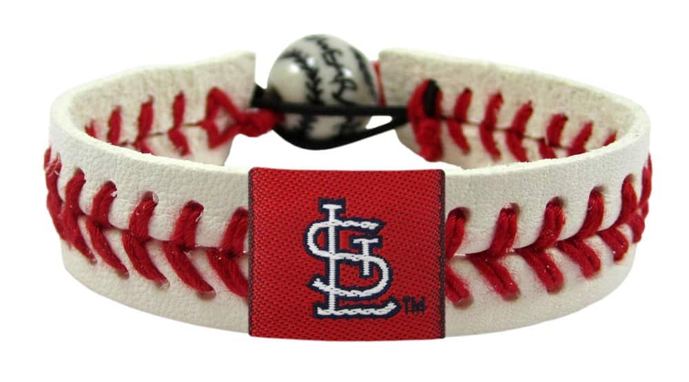 St. Louis Cardinals Baseball Bracelet - Classic Style