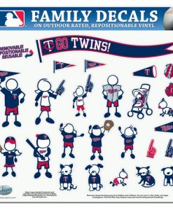 Minnesota Twins 11"x11" Family Car Decal Sheet