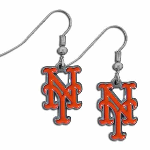 New York Mets Dangle Earrings