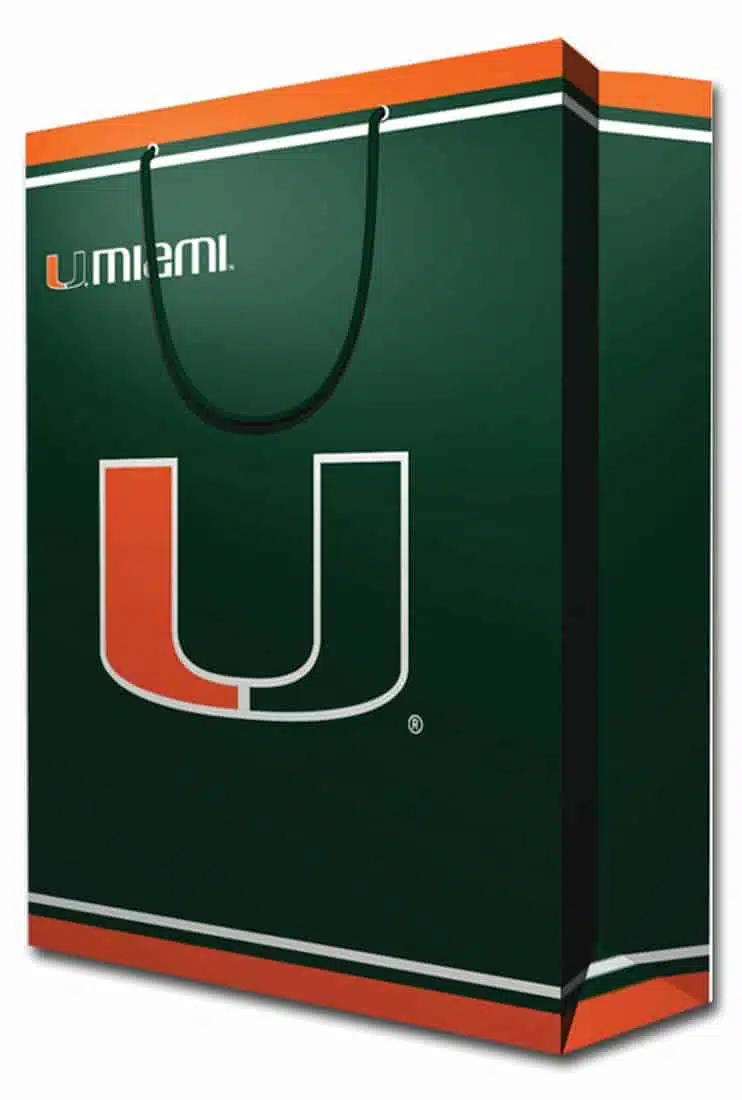 Miami Hurricanes Gift Bag - Large