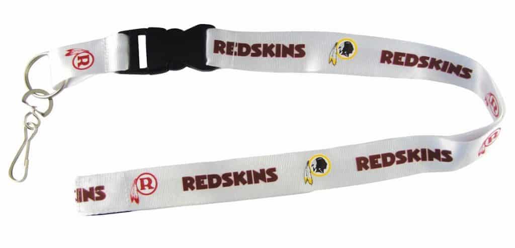 Washington Redskins Breakaway Lanyard with Key Ring - Retro Style