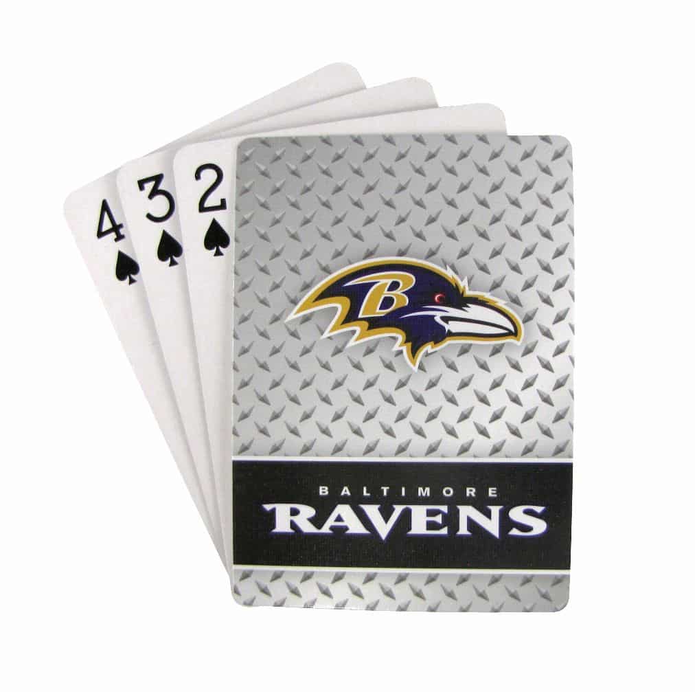Baltimore Ravens Playing Cards - Diamond Plate