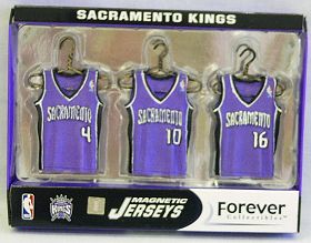 Sacramento Kings Road Jersey Magnet Set