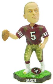 San Francisco 49ers Jeff Garcia Game Worn Forever Collectibles Bobble Head