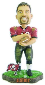 Tampa Bay Buccaneers Mike Alstott Game Worn Forever Collectibles Bobble Head