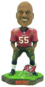 Tampa Bay Buccaneers Derrick Brooks Game Worn Forever Collectibles Bobble Head