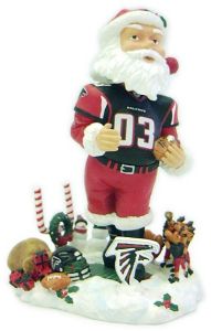 Atlanta Falcons Santa Claus Forever Collectibles Bobble Head