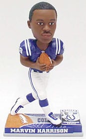 Indianapolis Colts Marvin Harrison Forever Collectibles On Field Bobble Head