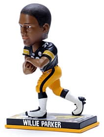 Pittsburgh Steelers Willie Parker Forever Collectibles Photo Base Bobble Head
