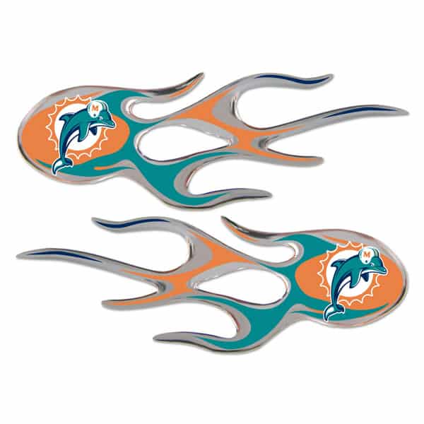 Miami Dolphins Micro Flames Graphics