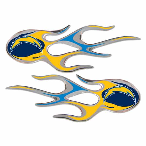 San Diego Chargers Micro Flames Graphics
