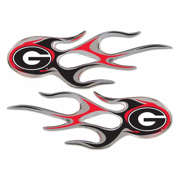 Georgia Bulldogs Micro Flames Graphics