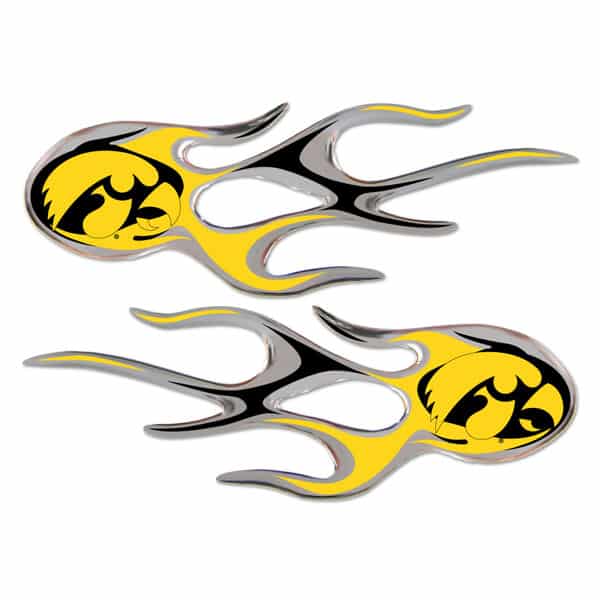 Iowa Hawkeyes Micro Flames Graphics