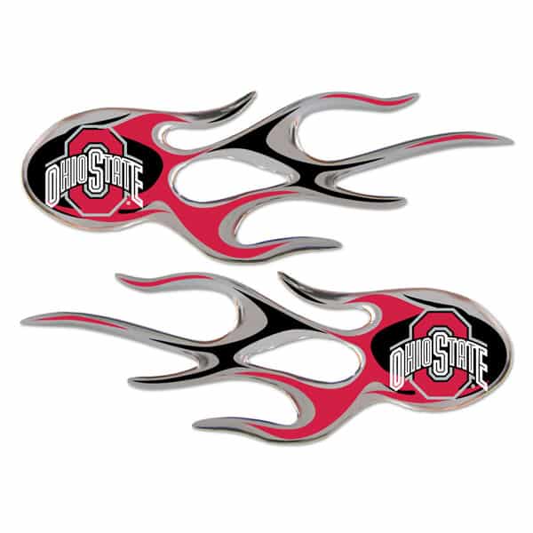 Ohio State Buckeyes Micro Flames Graphics