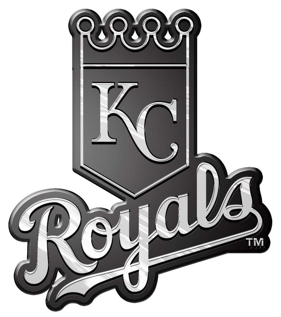 Kansas City Royals Silver Auto Emblem