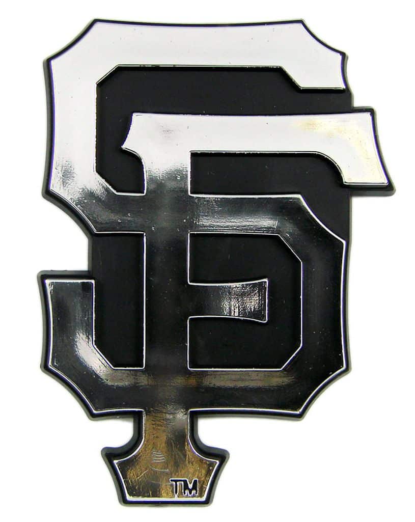 San Francisco Giants Silver Auto Emblem