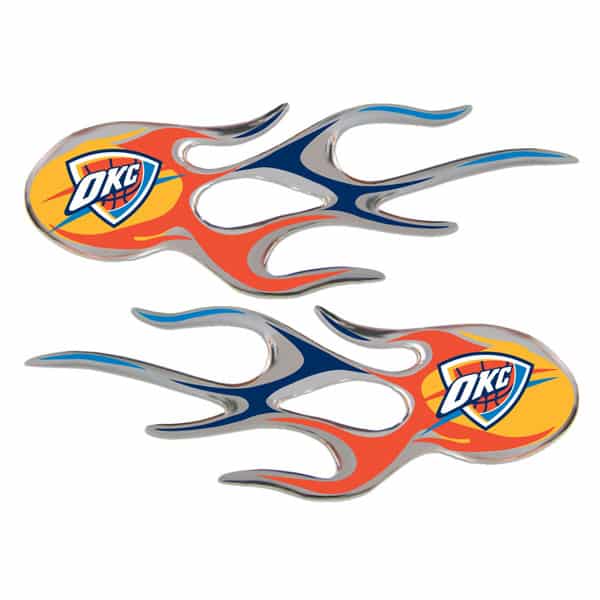 Oklahoma City Thunder Micro Flames Graphics