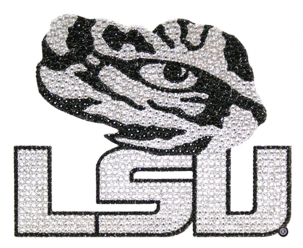 LSU Tigers Bling Auto Emblem