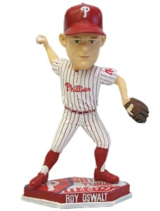 Philadelphia Phillies Roy Oswalt Forever Collectibles Plate Base Bobble Head