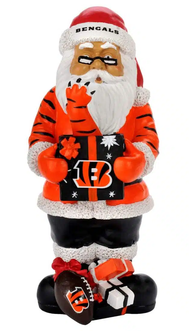 Cincinnati Bengals Thematic Santa Gnome