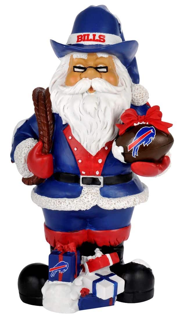 Buffalo Bills Thematic Santa Gnome