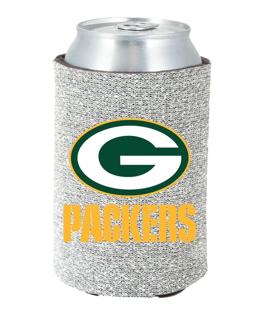 Green Bay Packers Kolder Kaddy Can Holder - Glitter