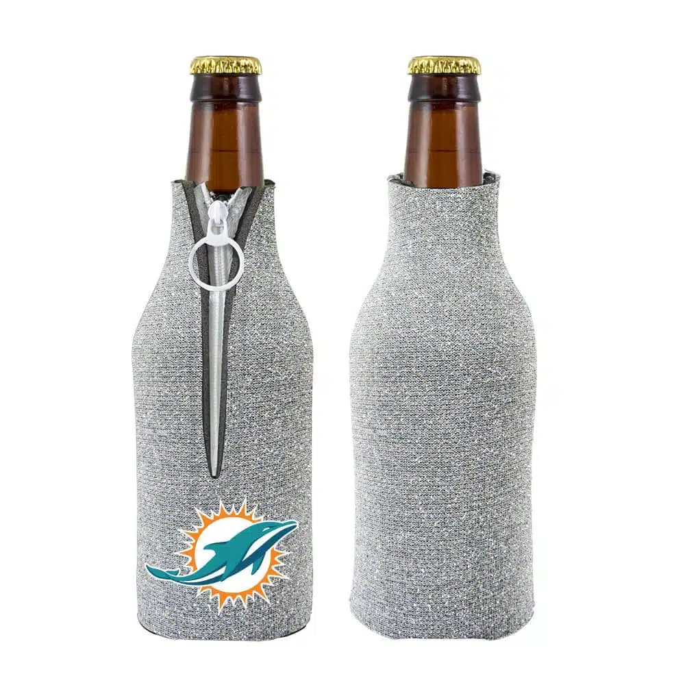 Miami Dolphins Bottle Suit Holder - Glitter