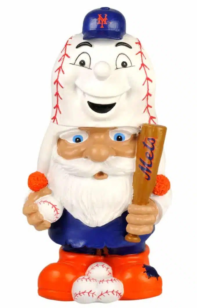 New York Mets Mad Hatter Gnome