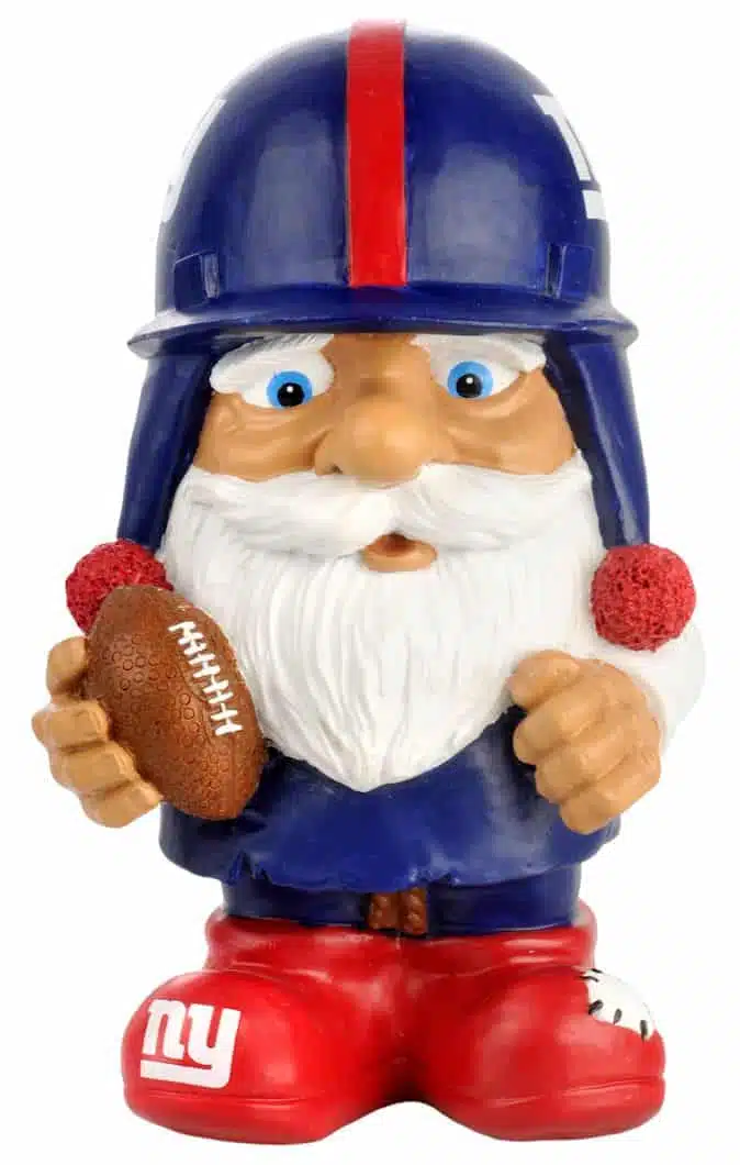 New York Giants Mad Hatter Gnome