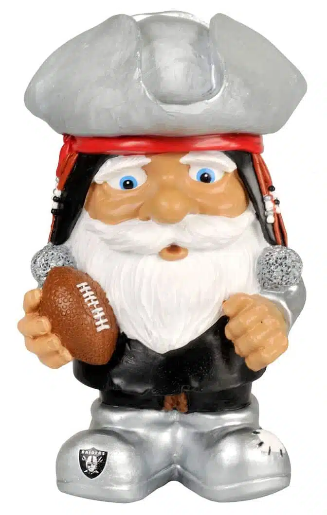 Oakland Raiders Mad Hatter Gnome