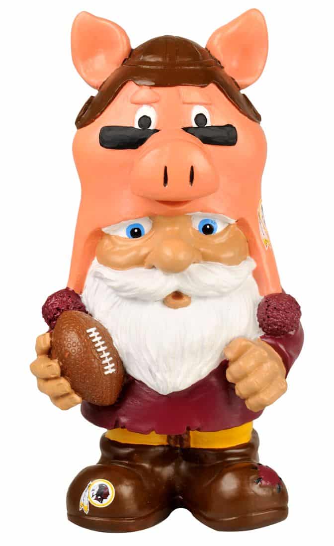 Washington Redskins Mad Hatter Gnome