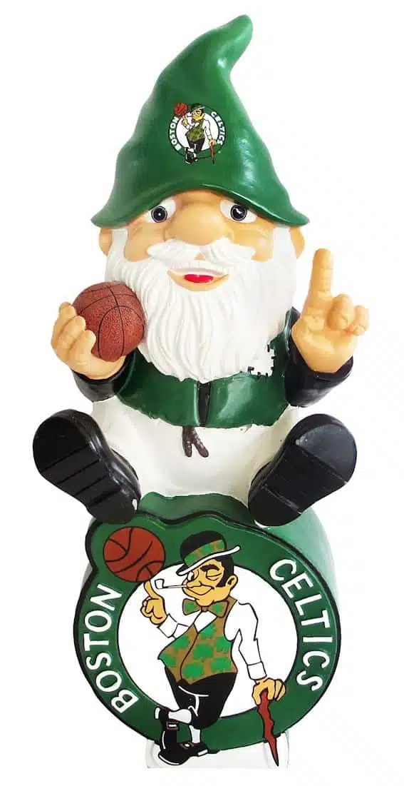 Boston Celtics Gnome On Team Logo