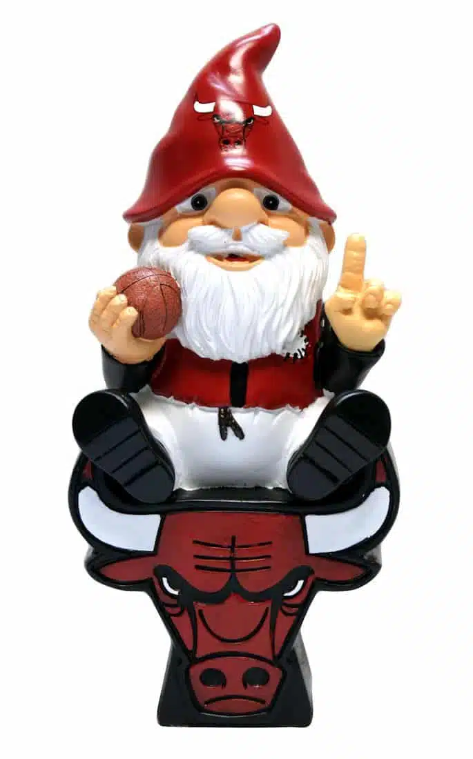 Chicago Bulls Gnome On Team Logo