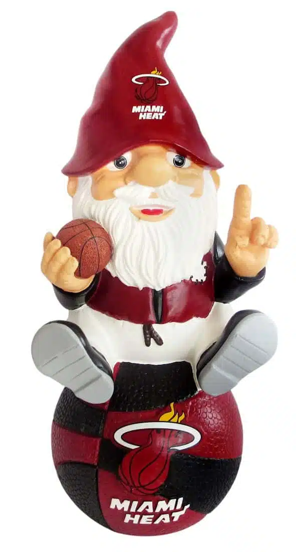 Miami Heat Gnome On Team Logo