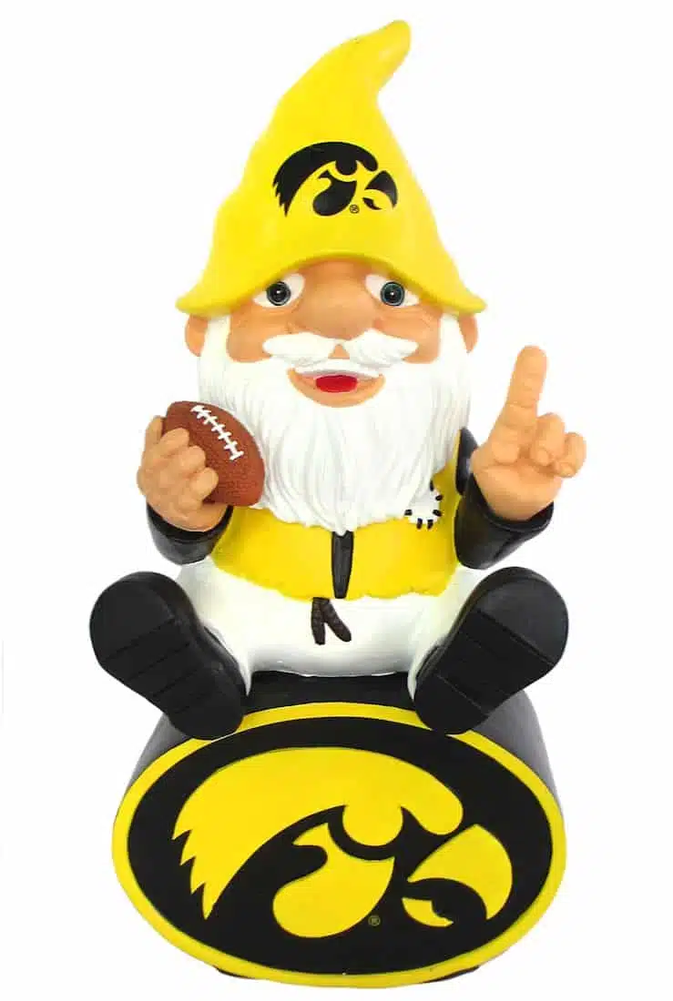 Iowa Hawkeyes Gnome On Team Logo