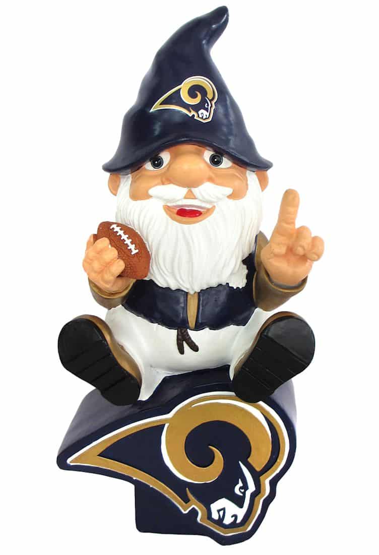 St. Louis Rams Gnome On Team Logo