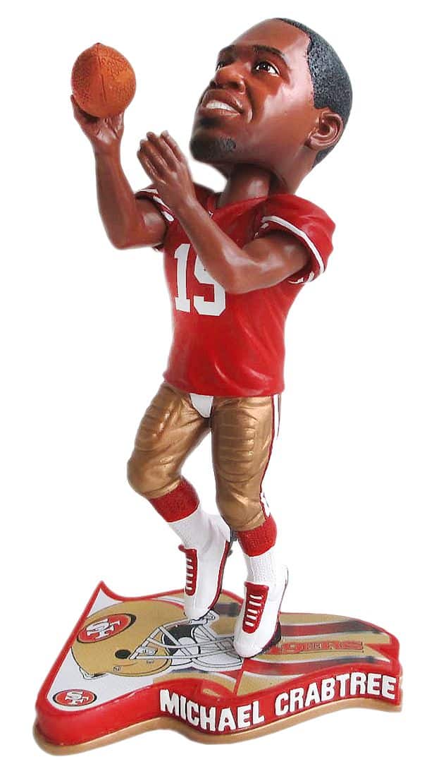 San Francisco 49ers M Michael Crabtree Pennant Base Bobble Head