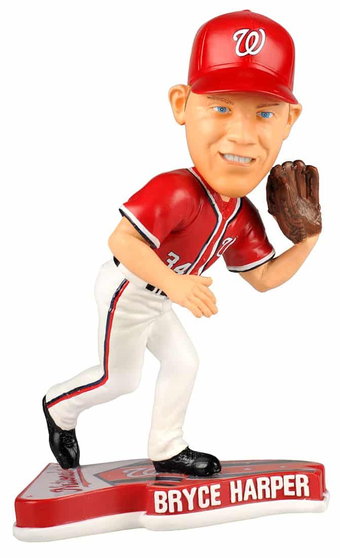 Washington Nationals Bryce Harper Forever Collectibles Pennant Base Bobble Head
