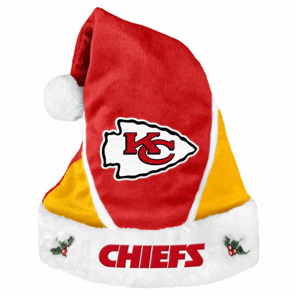Kansas City Chiefs Santa Hat 2020