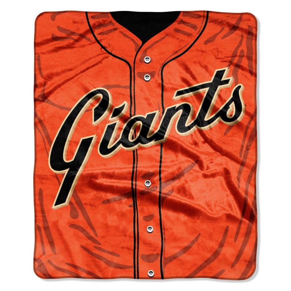 San Francisco Giants 50"x60" Royal Plush Raschel Throw Blanket - Jersey Design