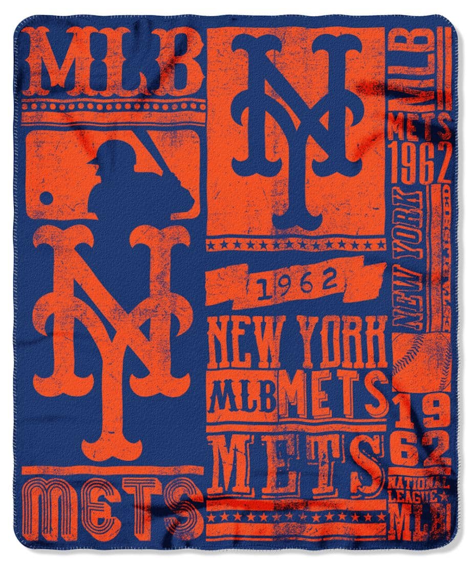 New York Mets 50x60 Fleece Blanket - Strength Design