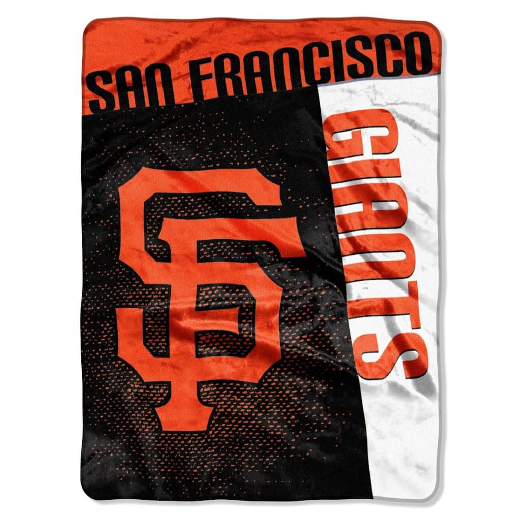 San Francisco Giants 60"x80" Royal Plush Raschel Throw Blanket - Strike Design