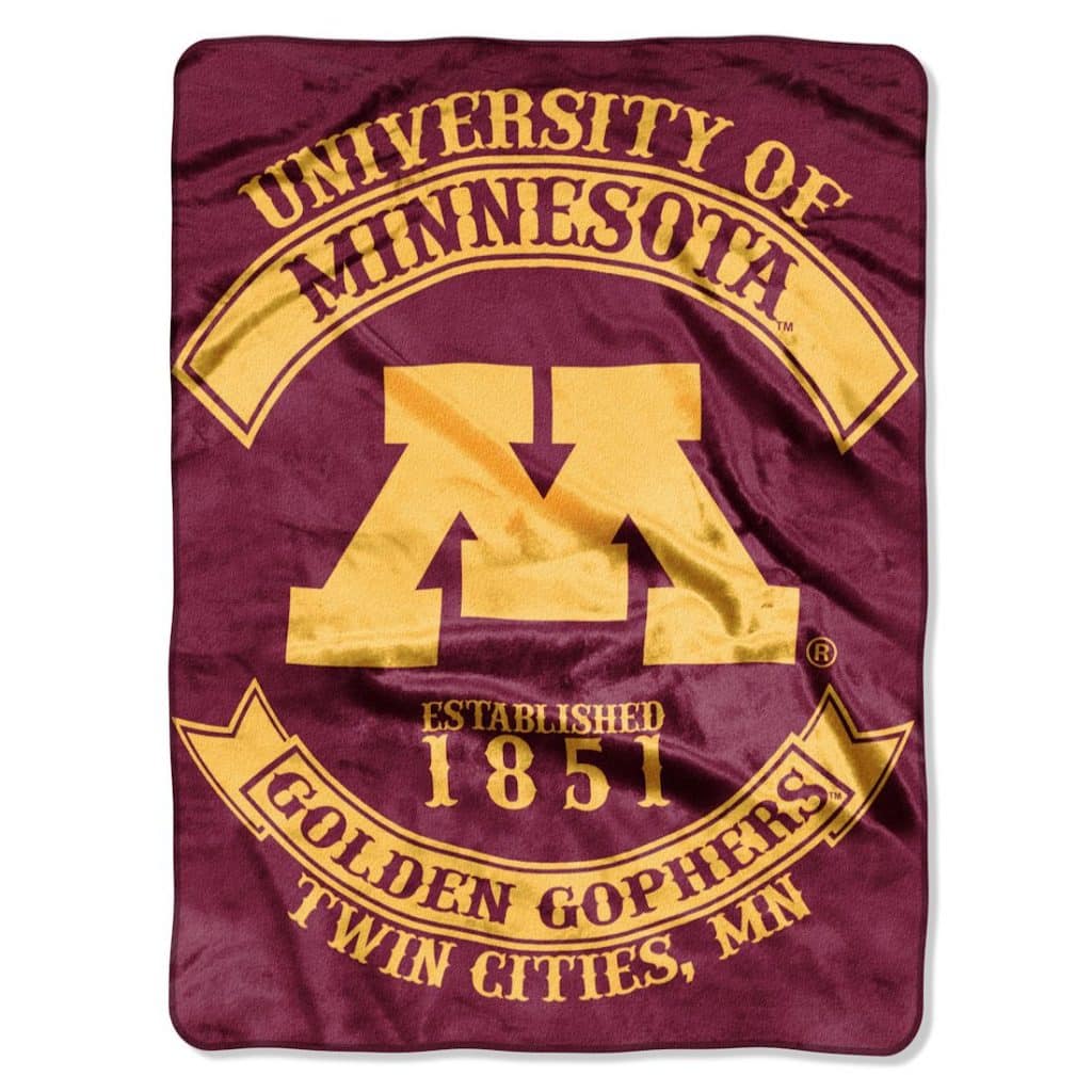 Minnesota Golden Gophers 60"x80" Royal Plush Raschel Throw Blanket - Rebel Design