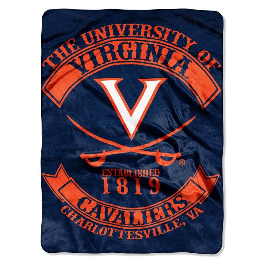 Virginia Cavaliers 60"x80" Royal Plush Raschel Throw Blanket - Rebel Design