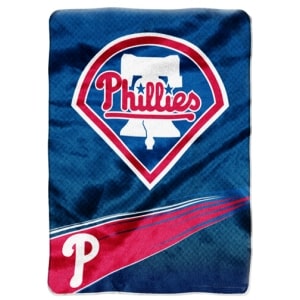Philadelphia Phillies 60"x80" Royal Plush Raschel Throw Blanket - Speed Design